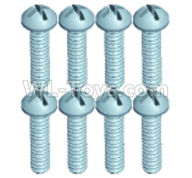 Wltoys 18628 Parts-Screws,Pan head screws(8pcs)-M2X12-18628-0111,Wltoys 18628 RC Crawler Car Spare Parts Replacement Accessories,1:18 18628 6wd rc rock racing car Parts,On Road Drift Racing Truck Car Parts